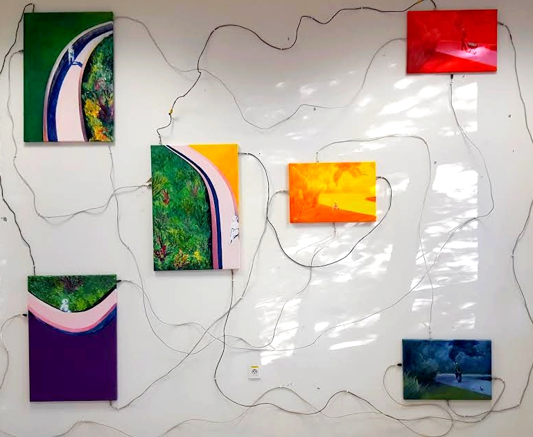 Karolina Maria Siwiak_Instalacja_Post-romantyczne podróże Transkontynentalne